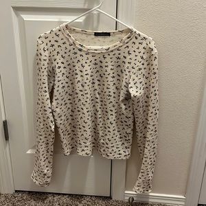 Flower pattern brandy Melville shirt